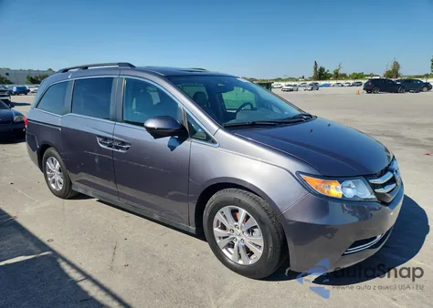 2014 Honda Odyssey Exl из США, поврежденный, VIN 5FNRL5H61EB080258